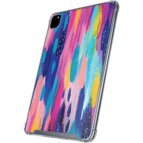 Pink Sparkle Brush Stroke by Etta Vee iPad Cases