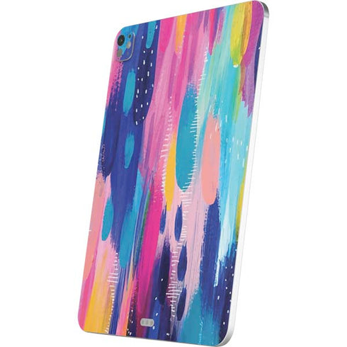 Pink Sparkle Brush Stroke by Etta Vee iPad Pro 13in M4 (2024) Skin