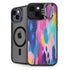Pink Sparkle Brush Stroke by Etta Vee iPhone 15 Kickstand Case