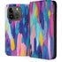 Pink Sparkle Brush Stroke by Etta Vee iPhone 15 Pro Folio Case