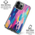 Pink Sparkle Brush Stroke by Etta Vee iPhone 16 Pro Clear Case