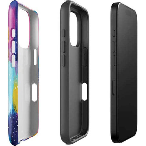 Pink Sparkle Brush Stroke by Etta Vee iPhone 16 Pro Max Impact Case