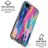 Pink Sparkle Brush Stroke by Etta Vee iPhone 16e Clear Case