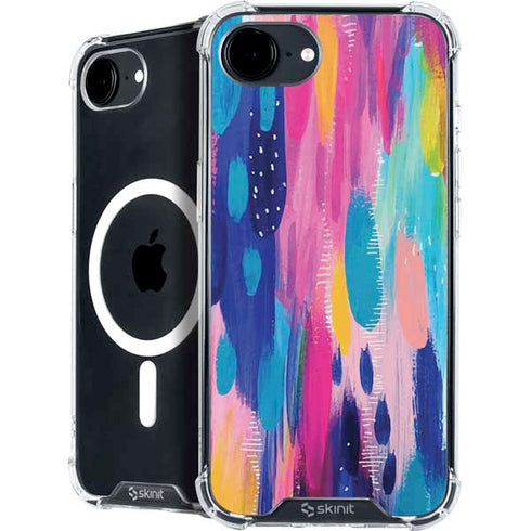 Pink Sparkle Brush Stroke by Etta Vee iPhone 16e MagSafe Case