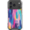 Pink Sparkle Brush Stroke by Etta Vee iPhone 18 Pro Clear Case