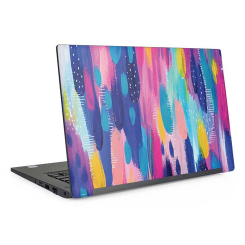 Pink Sparkle Brush Stroke by Etta Vee Dell Latitude Skin