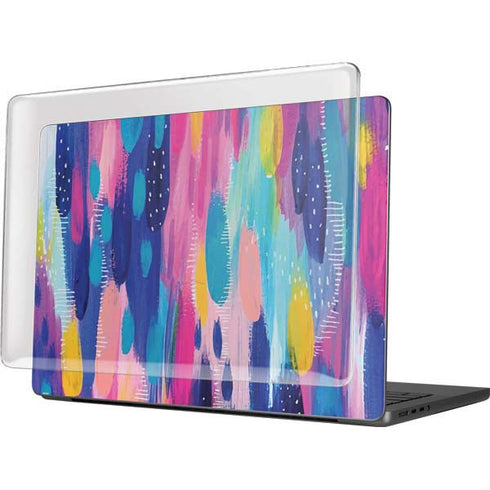 Pink Sparkle Brush Stroke by Etta Vee MacBook Pro 14in (2021-24) Case plus Skin