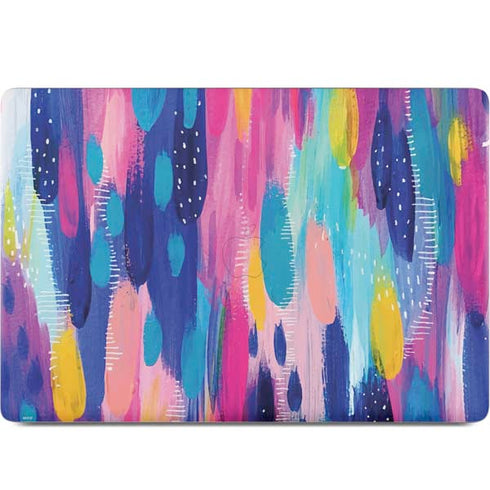 Pink Sparkle Brush Stroke by Etta Vee MacBook Skins