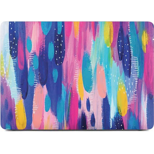 Pink Sparkle Brush Stroke by Etta Vee Apple MacBook Pro 16-inch Skin