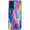 Pink Sparkle Brush Stroke by Etta Vee Moto G 5G (2024) Clear Case