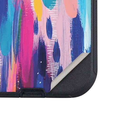 Pink Sparkle Brush Stroke by Etta Vee Otterbox Defender iPhone Skin
