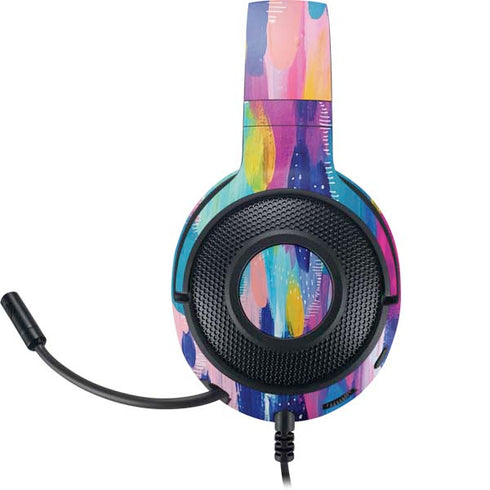 Pink Sparkle Brush Stroke by Etta Vee Razer Kraken X Skin