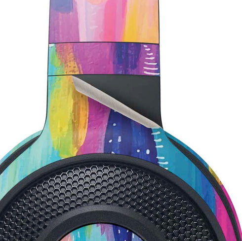 Pink Sparkle Brush Stroke by Etta Vee Razer Kraken X Skin