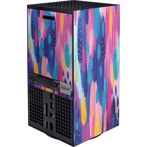 Etta Vee Pink Sparkle Brush Stroke Xbox Series X Bundle Skin