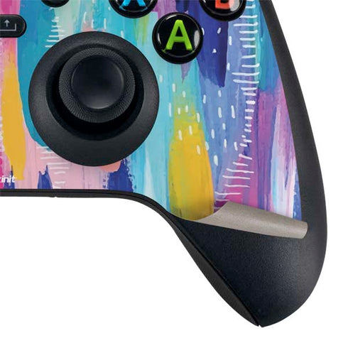 Pink Sparkle Brush Stroke by Etta Vee XBox Series X Digital Edition Bundle Skin