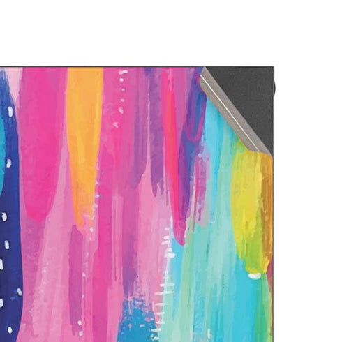 Pink Sparkle Brush Stroke by Etta Vee XBox Series X Digital Edition Console Skin