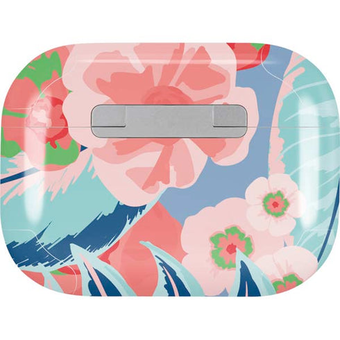 Pink Spring Flowers AirPods Skins