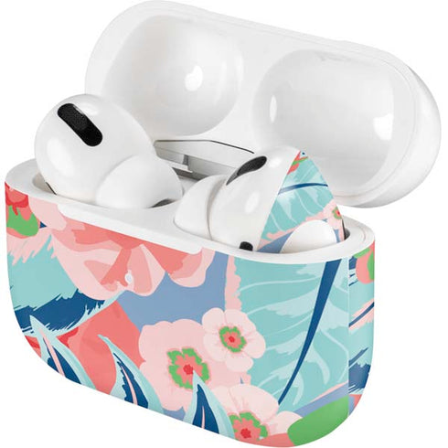 Pink Spring Flowers AirPods Skins
