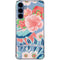 Pink Spring Flowers Galaxy A55 5G Clear Case