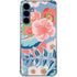 Pink Spring Flowers Galaxy A55 5G Clear Case