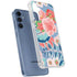 Pink Spring Flowers Galaxy A55 5G Clear Case