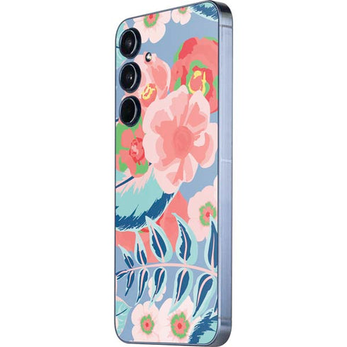 Pink Spring Flowers Galaxy A55 5G Skin