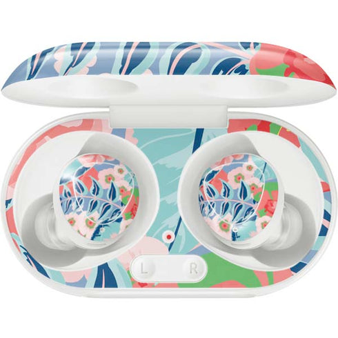 Pink Spring Flowers Galaxy Buds Plus Skin