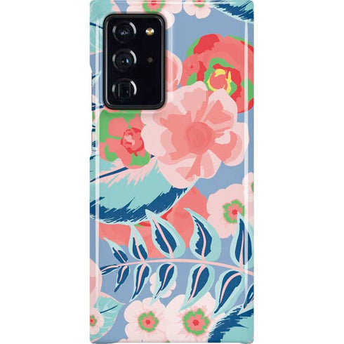 Pink Spring Flowers Galaxy Cases