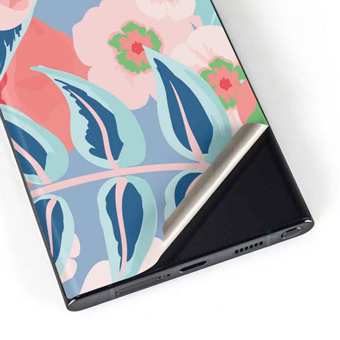 Pink Spring Flowers Galaxy Skins