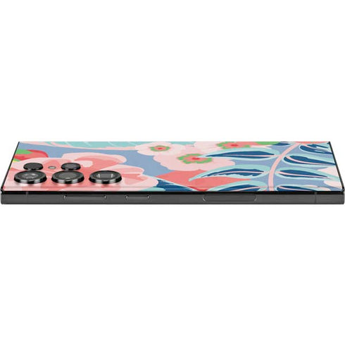 Pink Spring Flowers Galaxy Skins