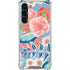 Pink Spring Flowers Galaxy S24 FE Clear Case