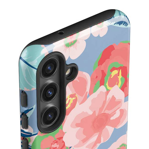 Pink Spring Flowers Galaxy S25 Impact Case