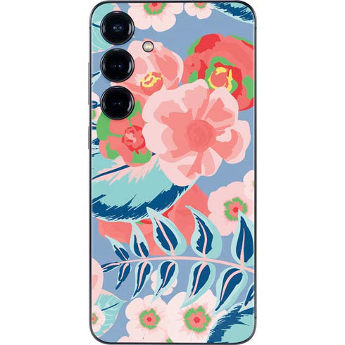 Pink Spring Flowers Galaxy S25 Skin