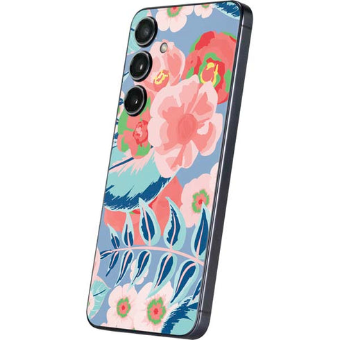 Pink Spring Flowers Galaxy S25 Skin