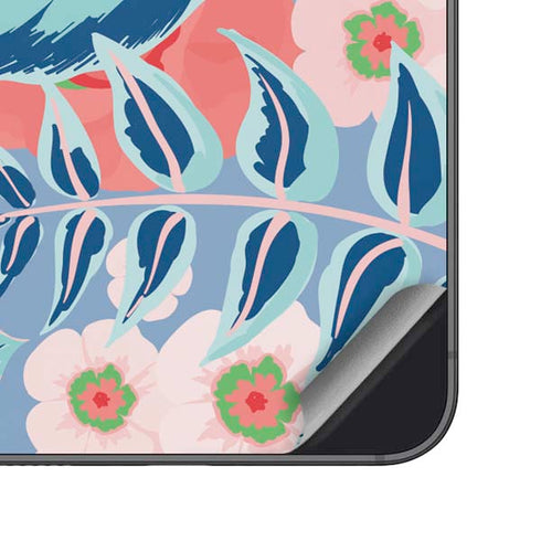 Pink Spring Flowers Galaxy S25 Skin