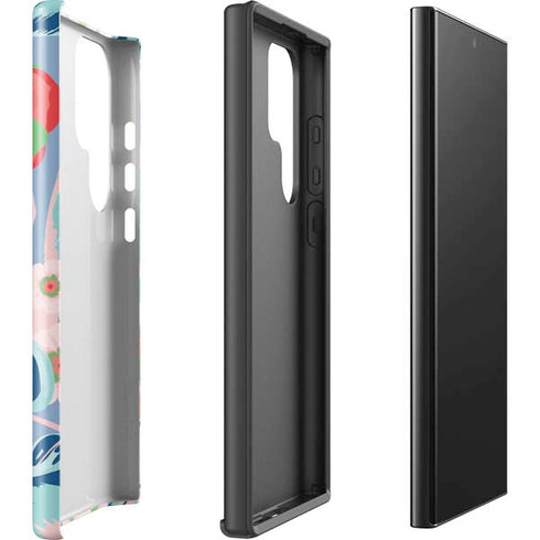 Pink Spring Flowers Galaxy S25 Ultra Impact Case