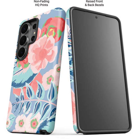 Pink Spring Flowers Galaxy S26 Ultra Impact Case