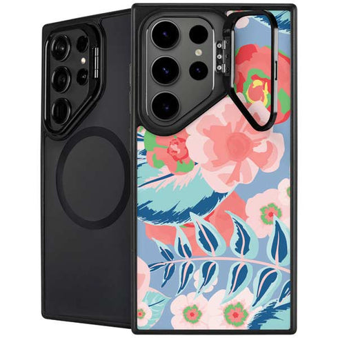 Pink Spring Flowers Galaxy S26 Ultra Kickstand Case