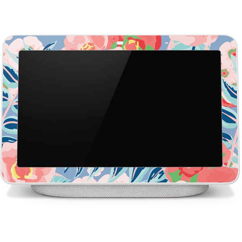 Pink Spring Flowers Google Home Hub Skin