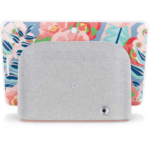 Pink Spring Flowers Google Home Hub Skin
