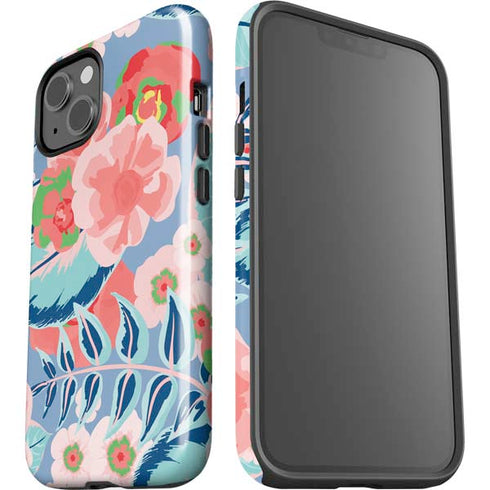 Pink Spring Flowers iPhone 15 Impact Case