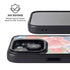 Pink Spring Flowers iPhone 15 Plus Kickstand Case