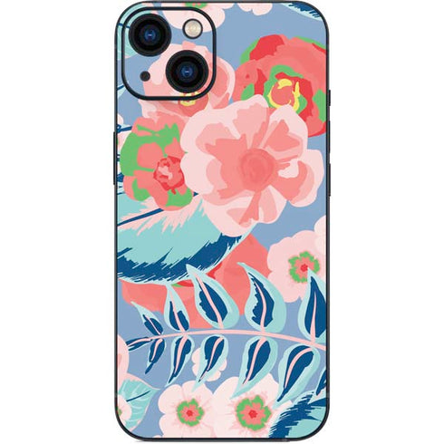 Pink Spring Flowers iPhone 15 Skin