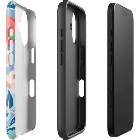 Pink Spring Flowers iPhone 16 Impact Case