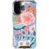 Pink Spring Flowers iPhone 16 Plus Clear Case