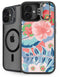Pink Spring Flowers iPhone 16 Plus Kickstand Case