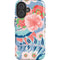 Pink Spring Flowers iPhone 16 Plus Magsafe Impact Case