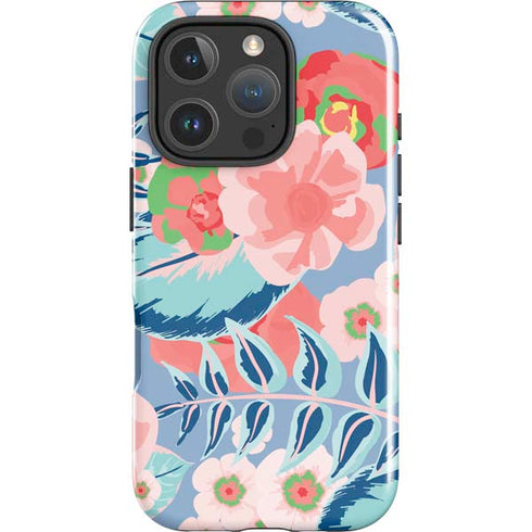Pink Spring Flowers iPhone 16 Pro Impact Case