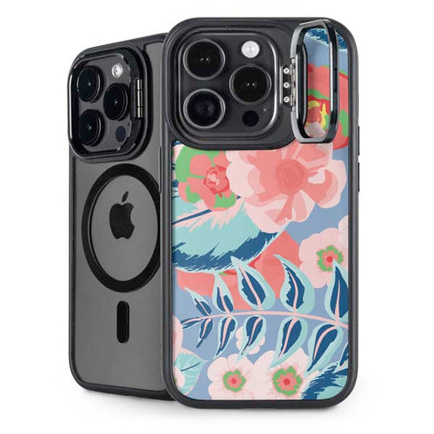 Pink Spring Flowers iPhone 16 Pro Kickstand Case