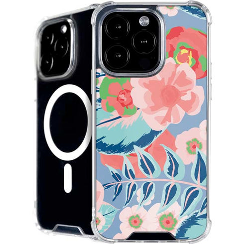 Pink Spring Flowers iPhone 16 Pro MagSafe Case